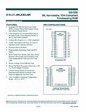 DataSheet DS1556W pdf